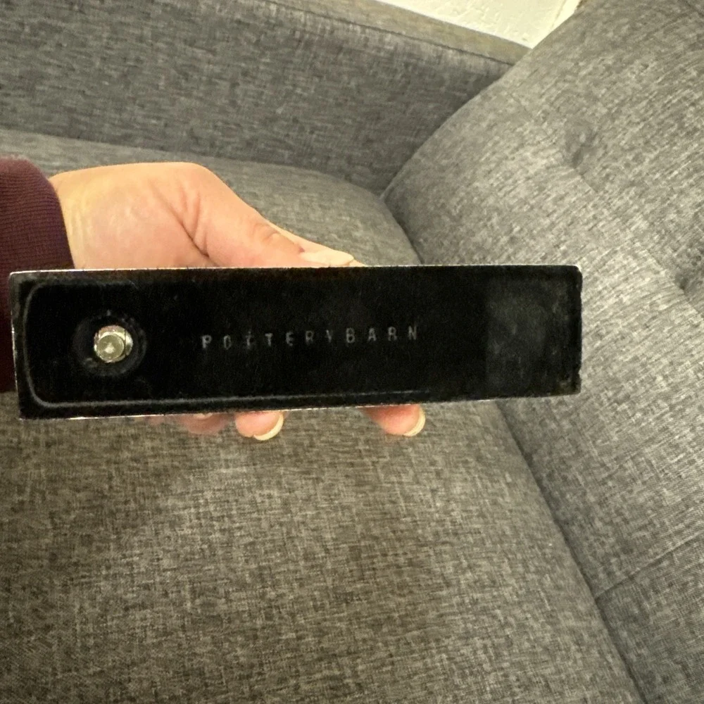 RARE & Vintage Pottery Barn Emery Stapler Green w/ Blk Felt Bottom 6